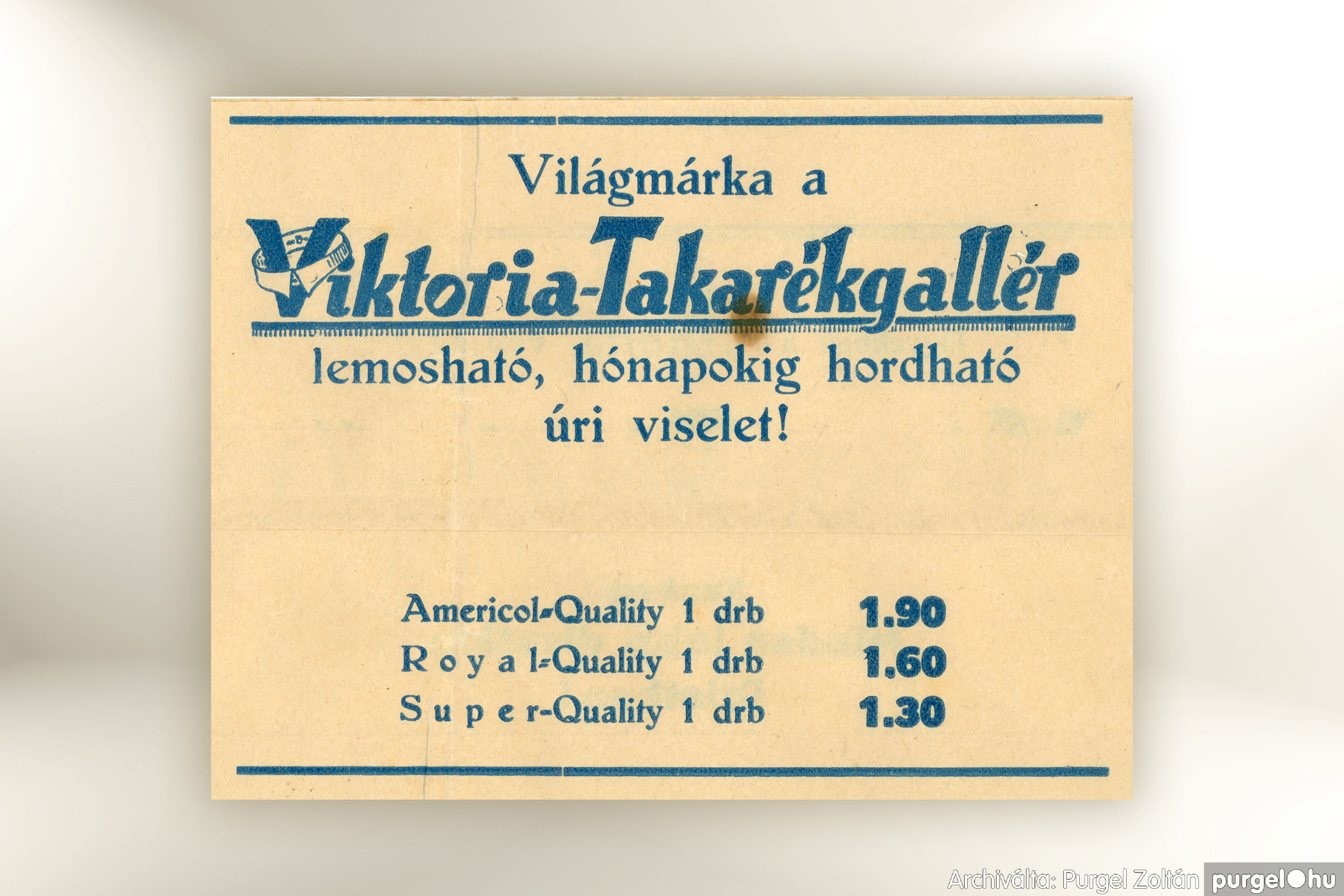 058 Viktoria Takarékgallér úri viselet 2. – Archiválta：PUR